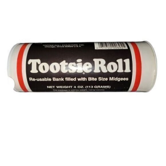 Vintage Retro Throwback 1990-1995 Tootsie Roll Coin Bank - Picture 1 of 5